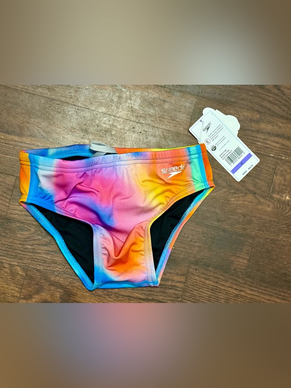 Speedo Multicolor Tie-Dye Swim Brief